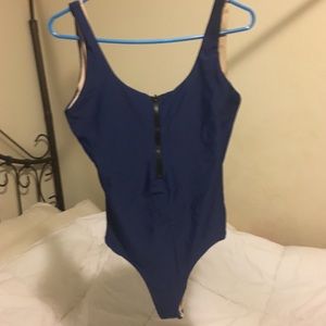 Reversible One Piece Bathing Suit